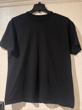 Men's Black Short Sleeve Crewneck Tee